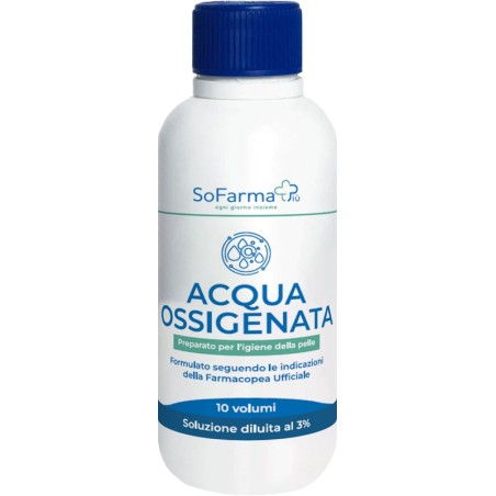 Acqua Ossigenata Classica Disinfettante 3% 10 Volumi 250ml Acqua Ossigenata Classica Disinfettante 3% 10 Volumi 250ml