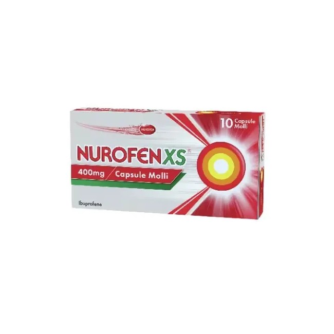 Nurofenxs Farmaco Per Infiammazioni e Dolori Ibuprofene 400 Mg 10 Capsule Nurofenxs Farmaco Per Infiammazioni e Dolori Ibuprofene 400 Mg 10 Capsule
