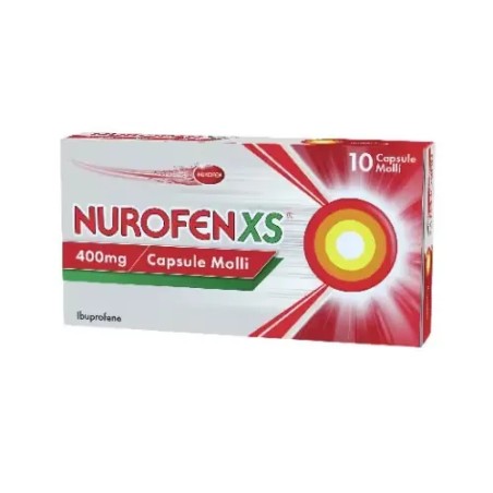 Nurofenxs Farmaco Per Infiammazioni e Dolori Ibuprofene 400 Mg 10 Capsule Nurofenxs Farmaco Per Infiammazioni e Dolori Ibuprofene 400 Mg 10 Capsule