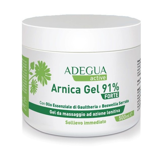 Adegua Arnica Plus 91% Gel Forte 500 Ml