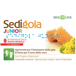 Apix Propoli Sedigola Junior Fragola 20 Pastiglie
