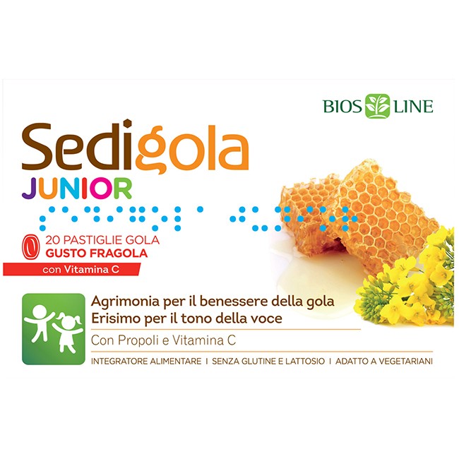 Apix Propoli Sedigola Junior Fragola 20 Pastiglie Apix Propoli Sedigola Junior Fragola 20 Pastiglie
