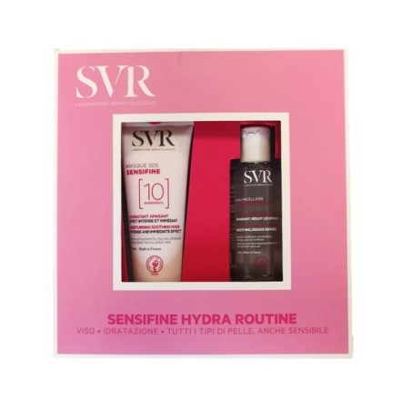 Kit Viso di Svr Sensifine Maschera SOS +  Acqua Micellare