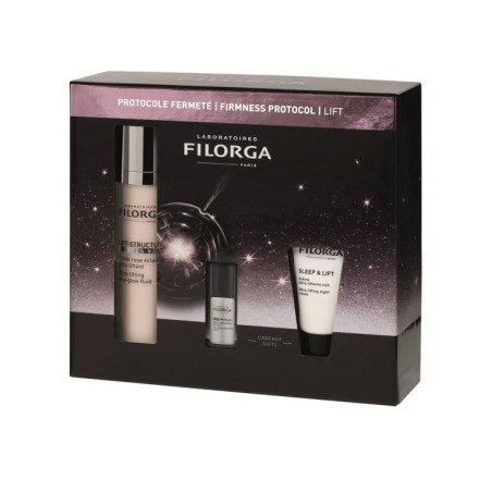 Cofanetto Natale di Filorga Lift Structure Rassodante Illuminante Fluido Viso+ Siero+ Crema Notte Cofanetto Natale di Filorga Lift Structure Rassodante Illuminante Fluido Viso+ Siero+ Crema Notte