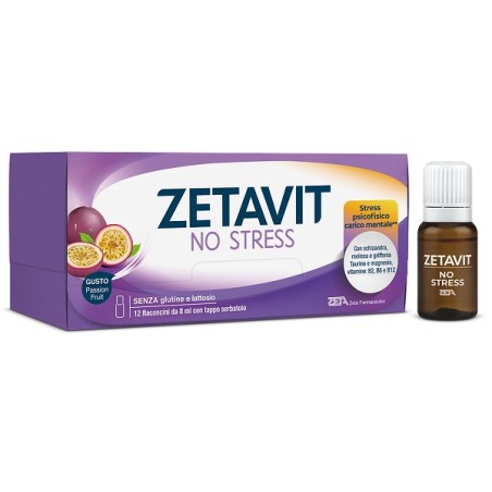 Zetavit No Stress Integratore Per Il Benessere Mentale 12 Flaconcini Zetavit No Stress Integratore Per Il Benessere Mentale 12 Flaconcini