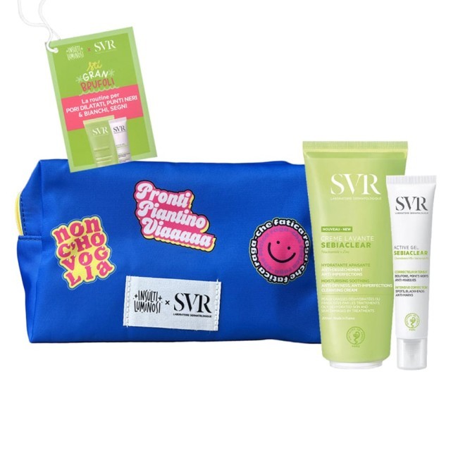 Cofanetto Svr Sebiaclear contenente Gel Crema Viso + Detergente Cofanetto Svr Sebiaclear contenente Gel Crema Viso + Detergente
