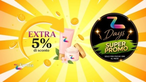 Zdays di settembre: extra 5% di sconto sulla cosmetica