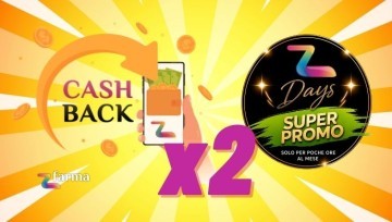 Zdays: una settimana di cashback raddoppiato